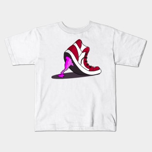 Bubblegum shoe Kids T-Shirt